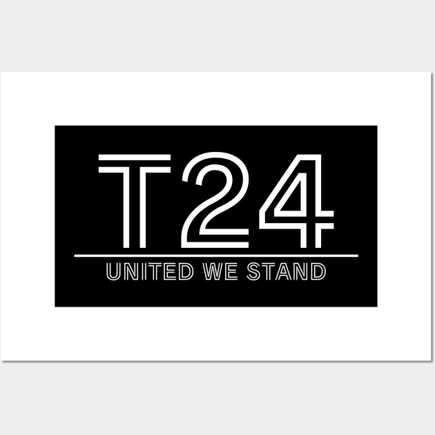 T24 - United We Stand - TrO - Inverted Wall Art by Political Heretic